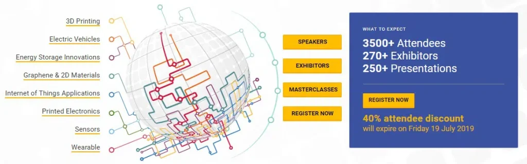 ALMAX at IDTechEX 2019 – Booth K26