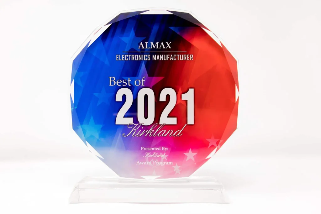 ALMAX Named Best Electronics Manufacturer for 2021 by City of Kirkland